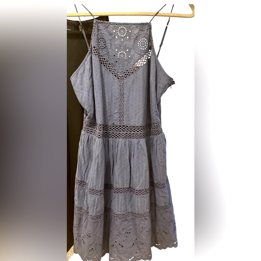 Abercrombie and Fitch sundress with eyelet details size M sexy festival dress